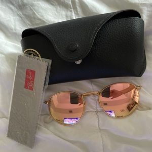 Authentic Rayban RB3447 round metal frames